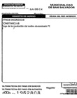 Recibo para pago de certificación